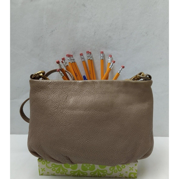 Marc By Marc Jacobs Brown Pebbled Leather Zipper Closure Small Crossbody Bag - Picture 2 of 16